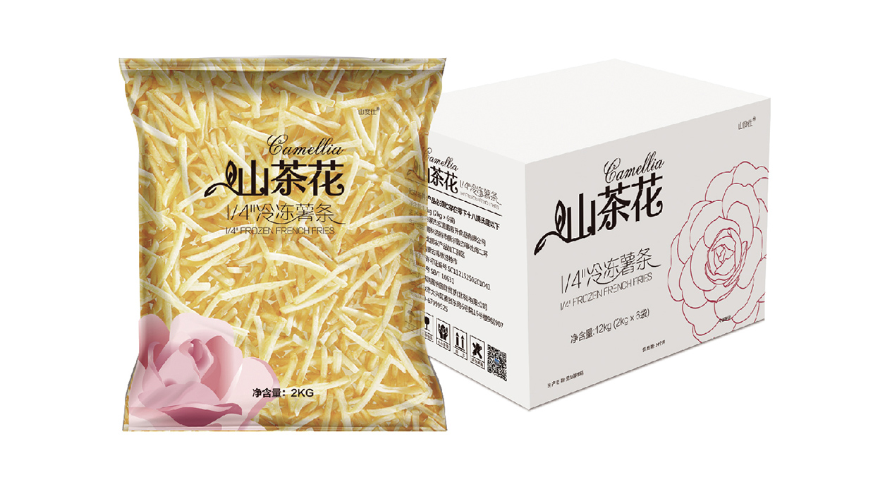 Camellia 1/4 Frozen French Fries