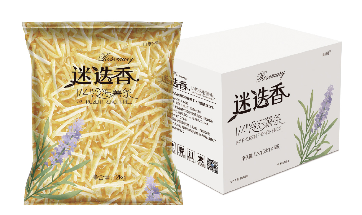 Rosemary 1/4 Frozen French Fries